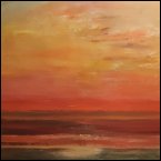 Archiv | Sonnenuntergang 100 x100 x2 cm 2021